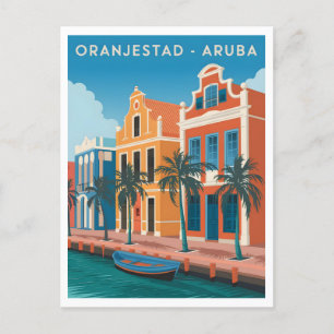 Oranjestad Aruba Vintag Postkarte