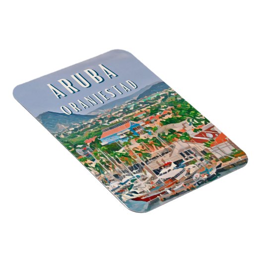 Oranjestad, die bunte Stadt der Antillen Magnet (Rechte Seite)