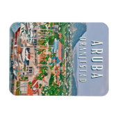 Oranjestad, die bunte Stadt der Antillen Magnet (Horizontal)