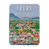 Oranjestad, die bunte Stadt der Antillen Magnet (Vertikal)