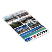 Oranjestad - I Liebe - Aruba - Magnet (Rechte Seite)