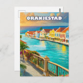 Oranjestad Postkarte (Vorne/Hinten)