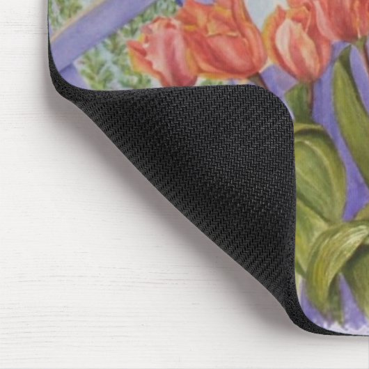 ORANTÜPPEN MIT LILA LATTICE MOUSEPAD (Ecke)