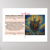 Oratio ad Sanctum Michaël Poster (Vorne)