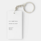 Oratorium von Saint Joseph, Montreal Schlüsselanhänger (Rückseite)