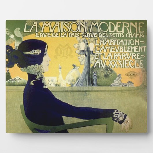 Orazi Manuel 1905 Vintage französische Werbung Fotoplatte (Vorderseite)