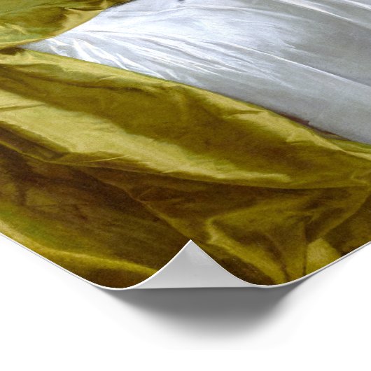 Orazio Gentileschi Danaë and the Shower of Gold Poster (Ecke)