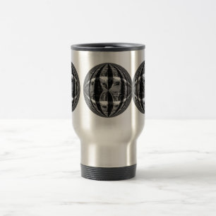 Orb Chrome Black travel mug Reisebecher