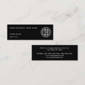 Orb Chrome Black Visitenkarte schwarz (Vorne/Hinten)