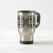 Orb Chrome Round travel mug Reisebecher (VorderseiteRechts)