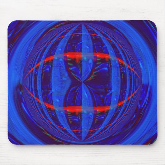 Orb Dark Blue Mousepad (horizontal) (Vorne)