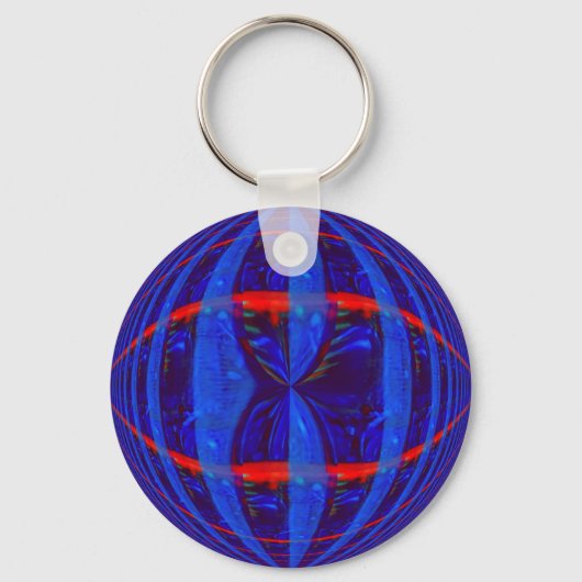 Orb Dark Blue Schlüsselanhänger (Vorderseite)