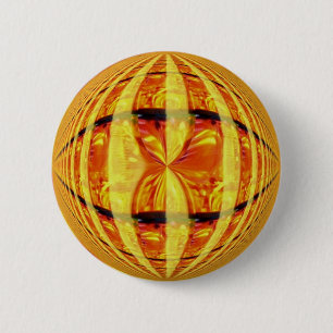 Orb Gold Button rund