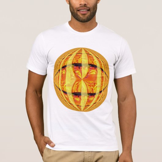 Orb Gold Round T - Shirt weiß (Vorderseite)