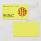 Orb Gold Visitenkarte gelb (Vorne/Hinten)