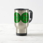 Orb Green Round travel mug Reisebecher (VorderseiteRechts)