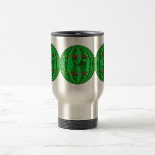 Orb Green Round travel mug Reisebecher