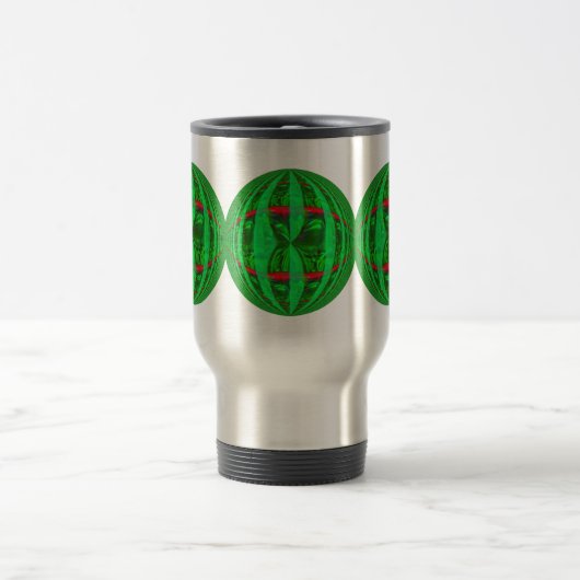 Orb Green Round travel mug Reisebecher (Mittel)