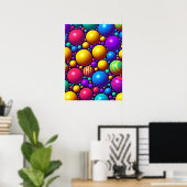 Orb-Kaskadenposter Poster (Heimbüro)