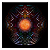 Orb Moon Rings Poster (Vorderseite)