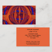 Orb Red Visitenkarte (Vorne/Hinten)