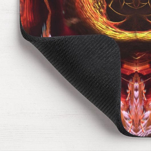 Orb Spirit Tree Fraktal Art Fantasy Mousepad (Ecke)