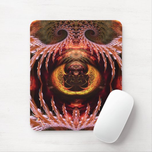 Orb Spirit Tree Fraktal Art Fantasy Mousepad (Mit Mouse)