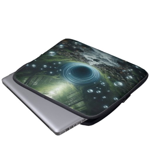 Orb Vortex Laptop Sleeve (Vorne Knopf)