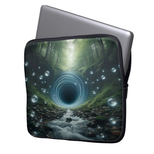 Orb Vortex Laptop Sleeve (Vorderseite Links)
