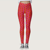 Orb Weaver (Orange)/Cry Here Lila, Leggings (Vorderseite)
