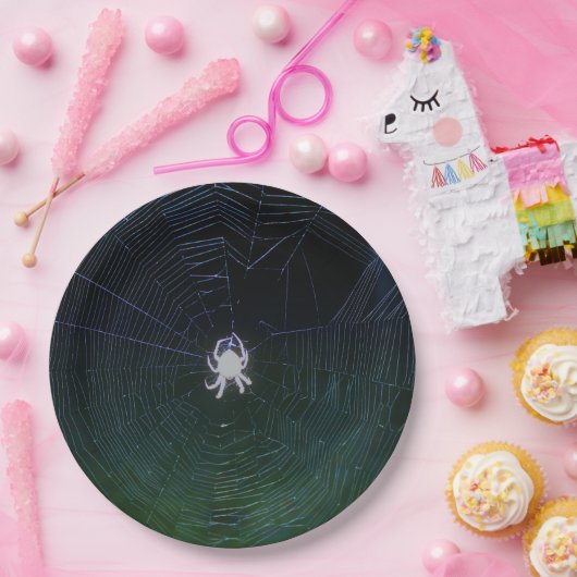 Orb Weaver Spider Paper Plate Pappteller (Party)