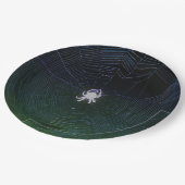 Orb Weaver Spider Paper Plate Pappteller (Schrägansicht)
