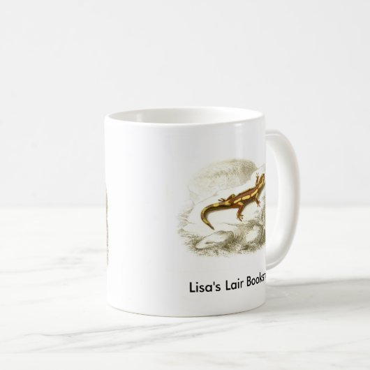 Orbigny - gepunkteter Salamander - Salamandra Kaffeetasse (VorderseiteRechts)