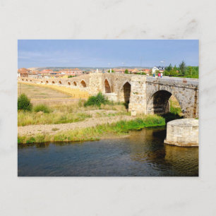 Orbigo Bridge Feiertagspostkarte
