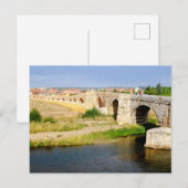 Orbigo Bridge Feiertagspostkarte (Vorne/Hinten)