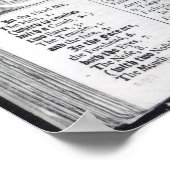 'Orbis Sensualium Pictus' Poster (Ecke)