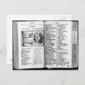 'Orbis Sensualium Pictus' Postkarte (Vorne/Hinten)