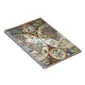 Orbis Terrarum 1594 - berühmte Weltkarte Notizblock (Rechte Seite)