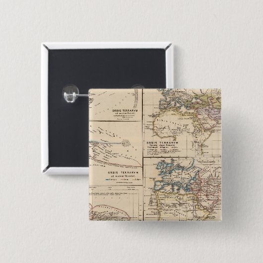 Orbis terrarum button (Vorne & Hinten)