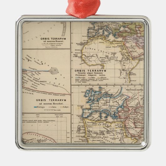 Orbis terrarum ornament aus metall (Vorne)