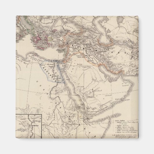 Orbis terrarum regni Assyrii tempori Magnet (Vorne)