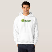 Orbisculate Hoodie Lustiger Wortwitz Lime Design (Vorne ganz)