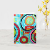 Orbit Blank Note Card Karte (Gelbe Blume)