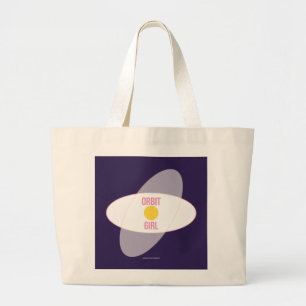 Orbit Girl — 90er Maximalist-Taschentuch Retro Jumbo Stoffbeutel