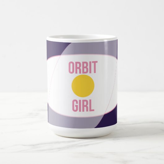 Orbit Girl — 90s Maximalist Mug | Retro Bedrm  Kaffeetasse (Mittel)