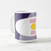 Orbit Girl — 90s Maximalist Mug | Retro Bedrm  Kaffeetasse (Vorderseite Links)