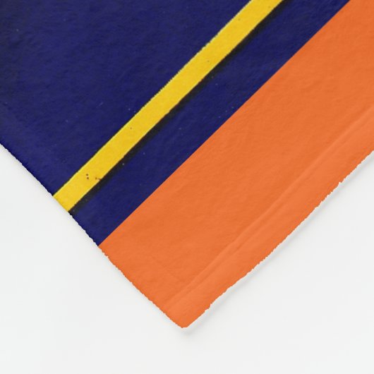 Orbit Orange Fruchtkartentafel der 20er Jahre gedr Fleecedecke (Ecke)