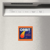 Orbit Orange Fruchtkartett der 1920er Jahre Magnet (In Situ (Geschirrspüler))