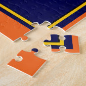 Orbit Orange Fruchtkartett der 1920er Jahre Puzzle (Seite)