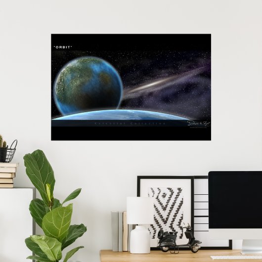 Orbit Poster (Heimbüro)